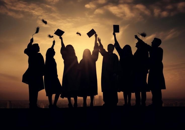 Download Graduated students Illustration for free